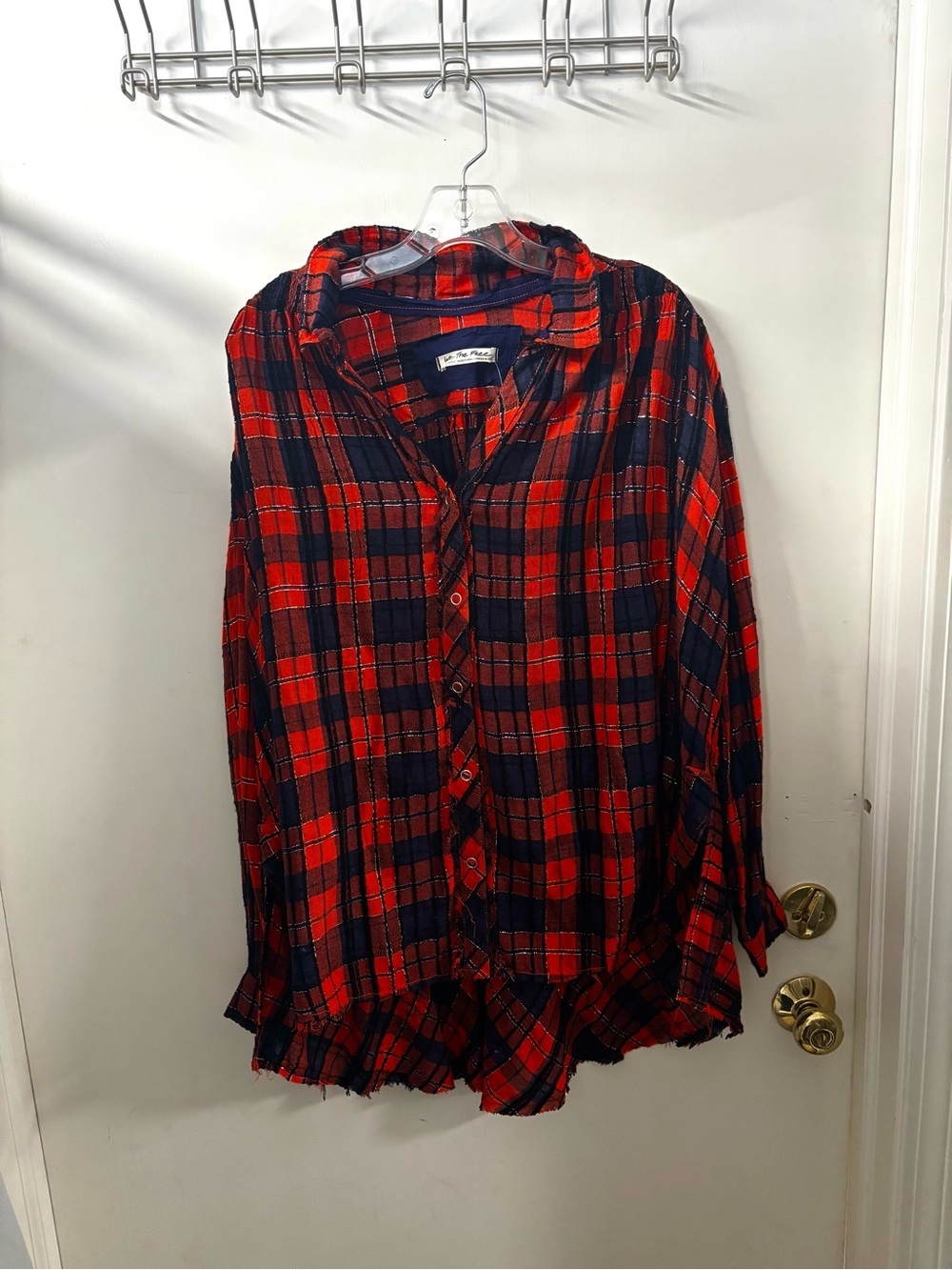 Free people we the free button down tunic xs // 080185